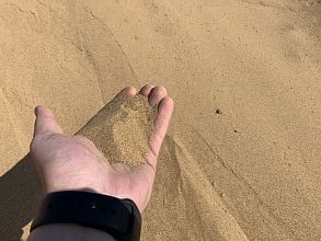 Песок намывной сортированный, ГОСТ 8736-2014, Мк 0,8-1,3 